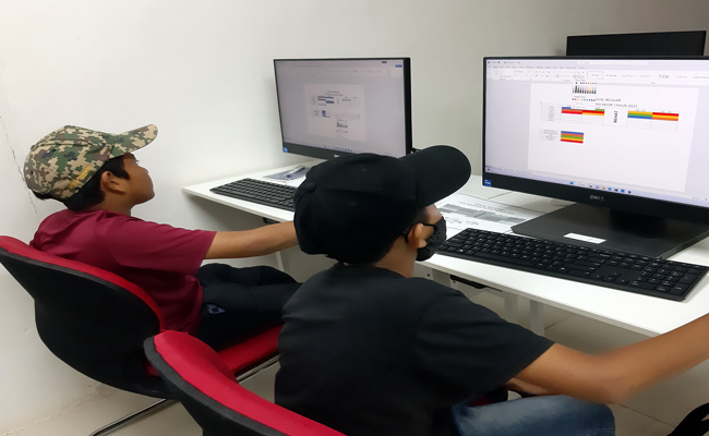 pusat-ekonomi-digital-pedi-lenggong-tasek-raban-ict-pelajar-cuti-sekolah-microsoft-word